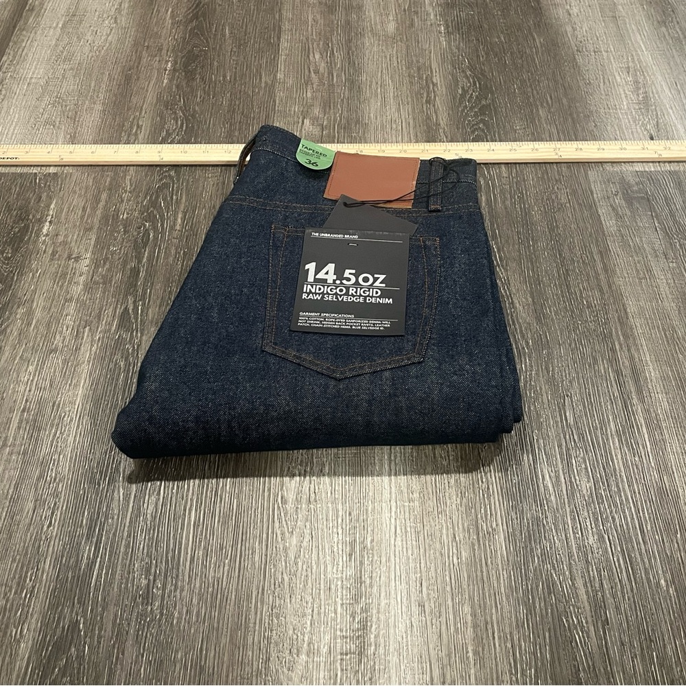 Men's Dark Blue Selvedge Denim Jeans